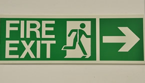 Fire Exit Sign