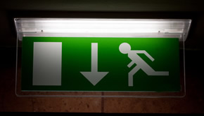Emergency Lighting Fire Escape Sign